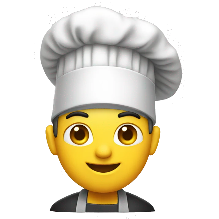 gorro de chef emoji