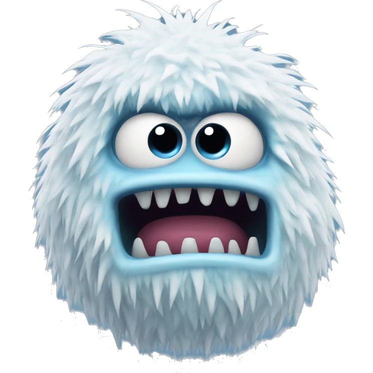 abominable snow monster emoji