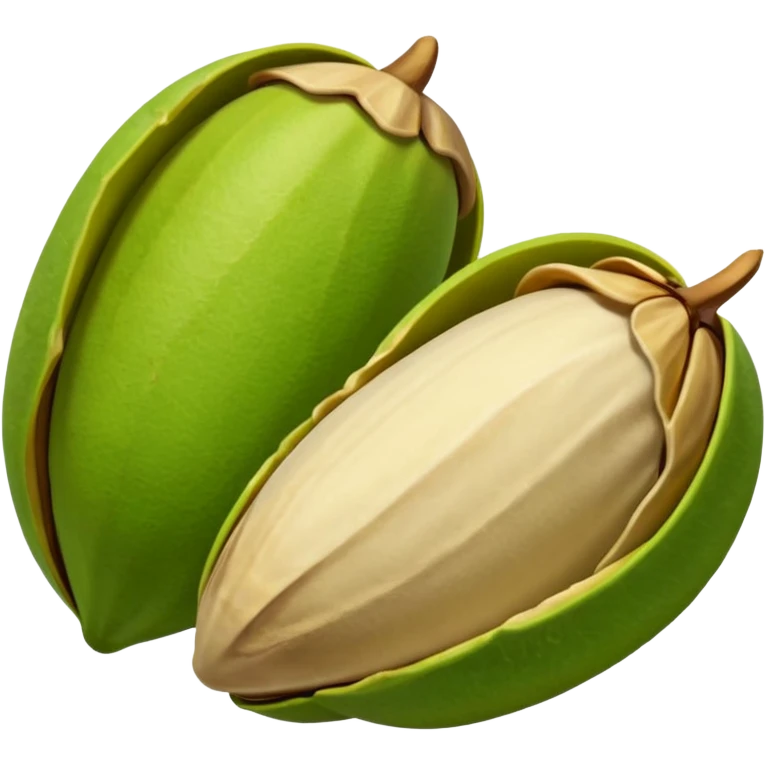 pistachio with shall emoji