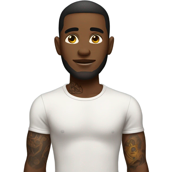 Guy with tatoos emoji