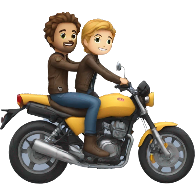 Motorbike and Oliver  emoji