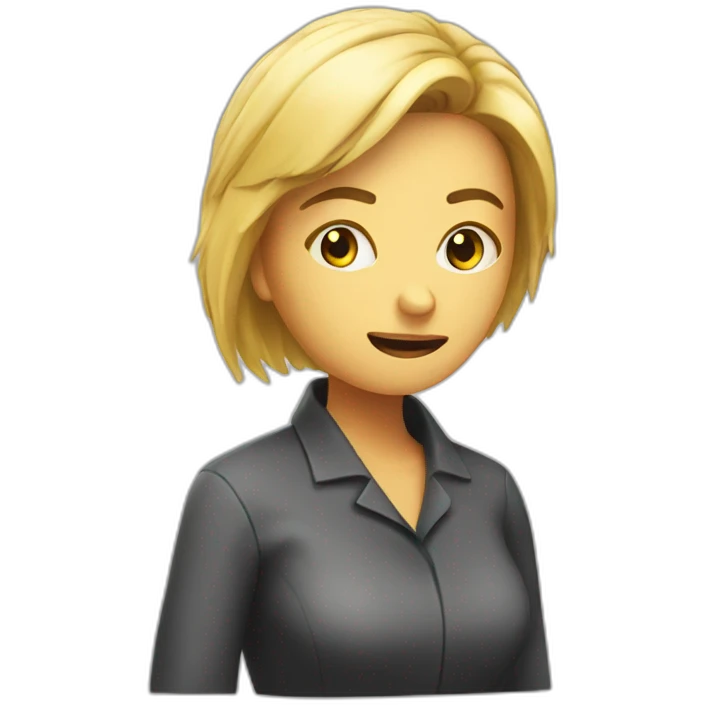 burn out woman emoji