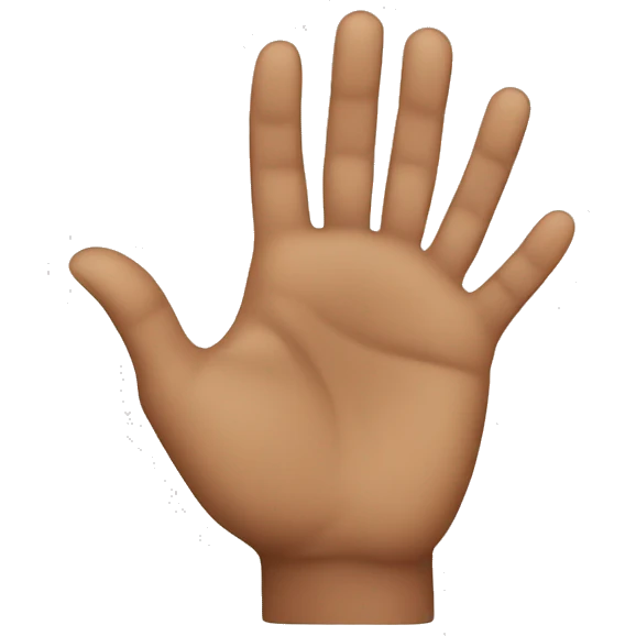 West coast hand sign skin tone 4 emoji
