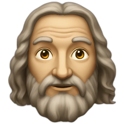 leonardo da vinci forward head emoji