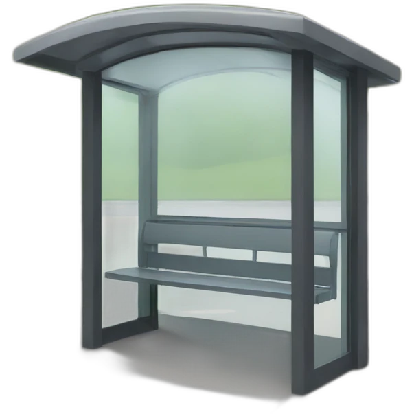 bus shelter emoji