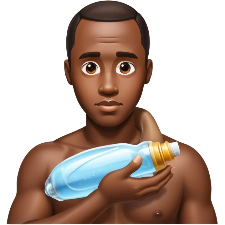 Diddy with baby oil emoji