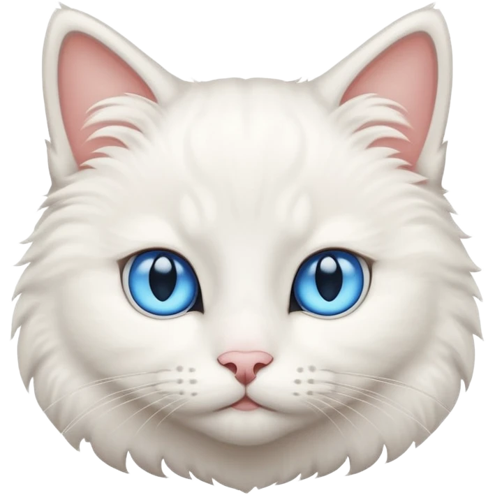  Cat white emoji