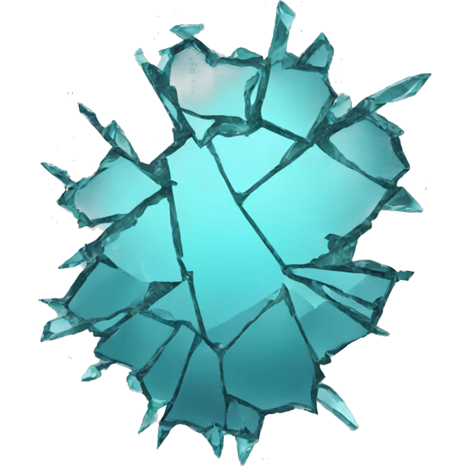 shattered glas emoji