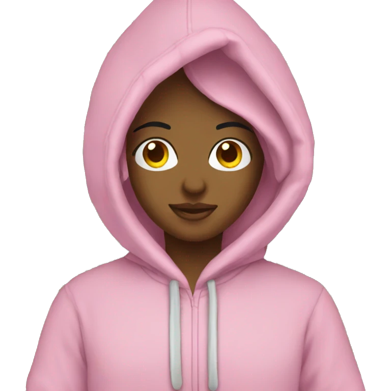 Pink Palm Puff Hoodie emoji