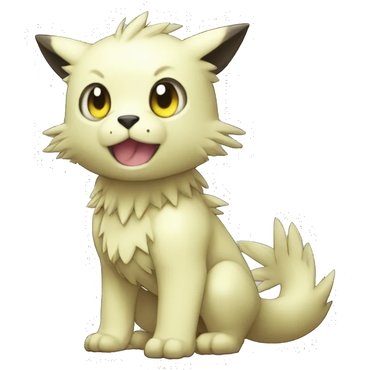 cute kawaii cool edgy Digimon-Fakemon-animal full body emoji