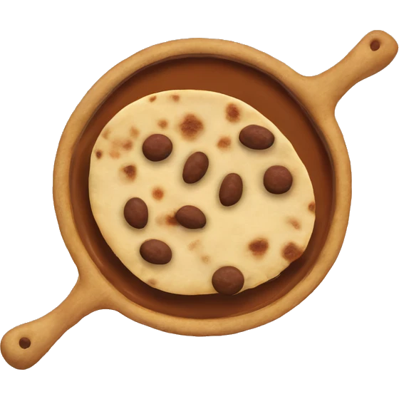 Dal makhani and naan  emoji