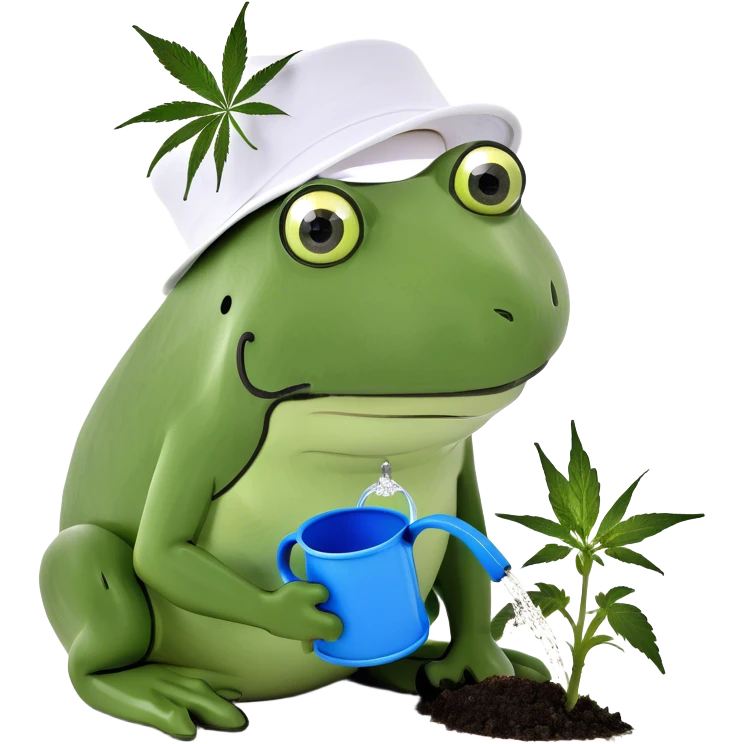 Cannabis growing emoji