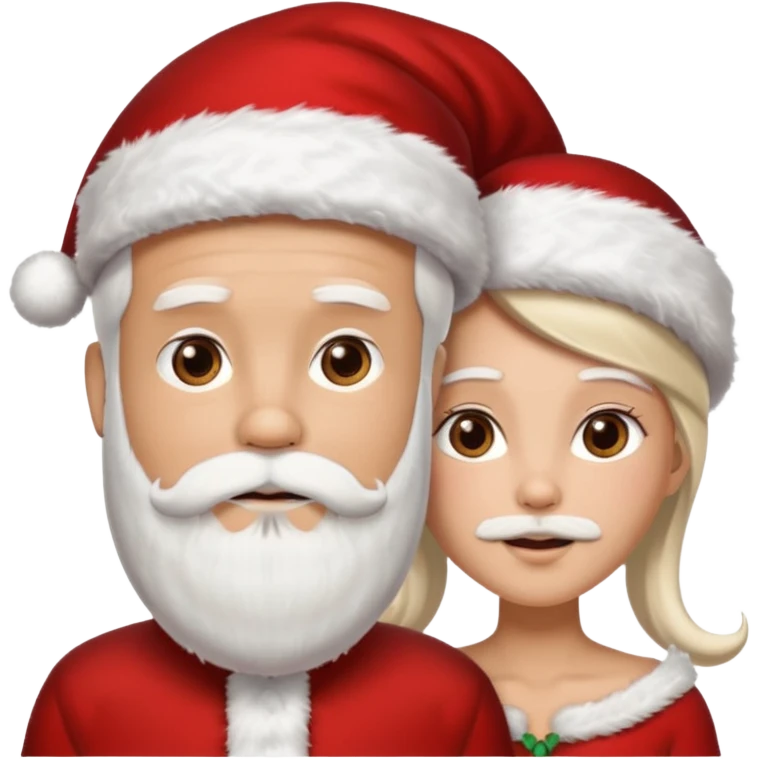 santa husband wife emoji