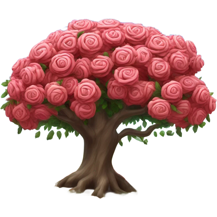 árbol de rosas emoji