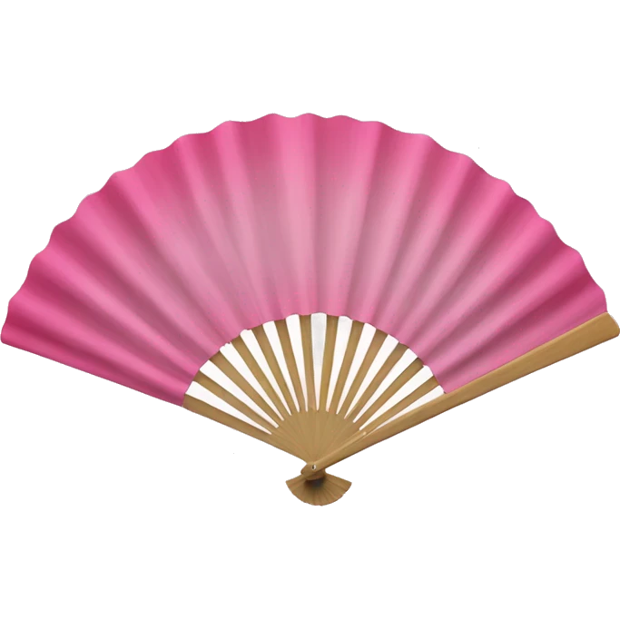 Pink venus hand fan emoji