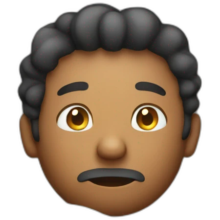 man thinking in the bed emoji
