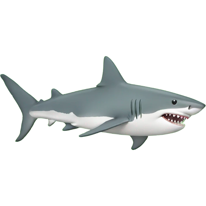 Shark swimming in weed emoji