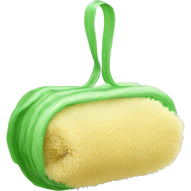loofah for showering emoji