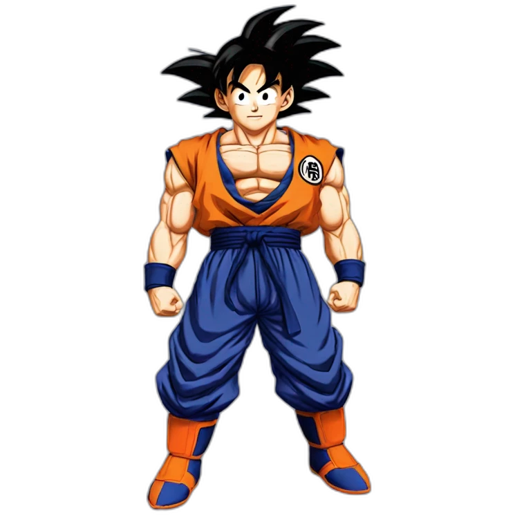 Goku from dragon ball z emoji