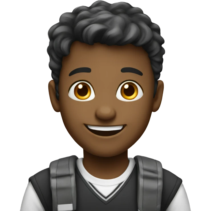 happy schoolboy emoji