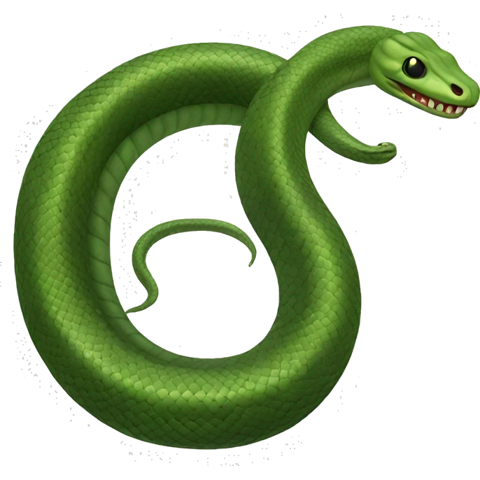 snake without a head emoji