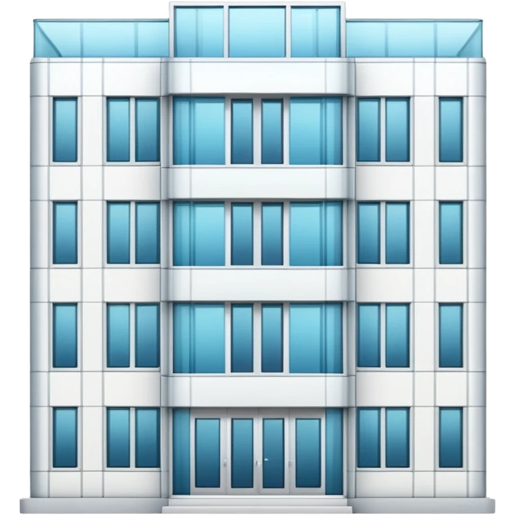 apartment building white emoji