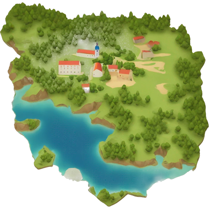 Croatia land shape emoji