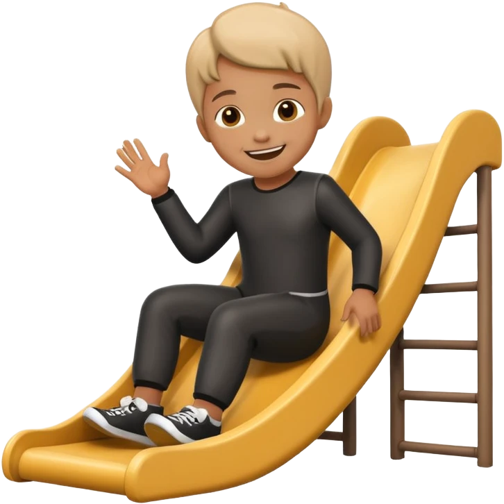 Kaydiraktan mezara giden cocuk emoji