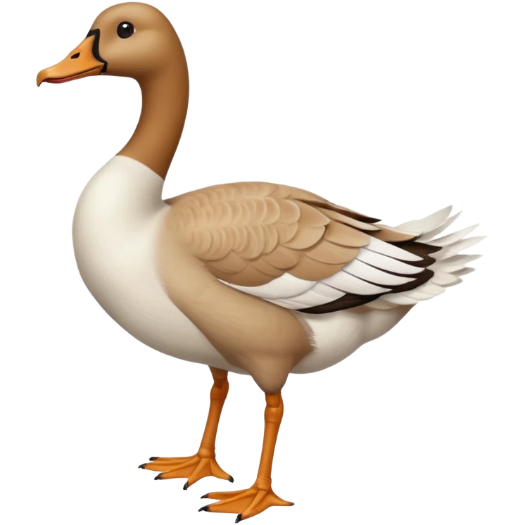 goose with human legs emoji