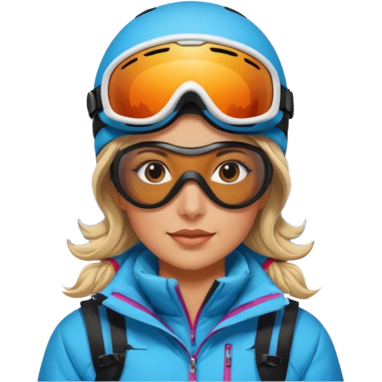 Woman Ski, Backgroundatterhorn emoji