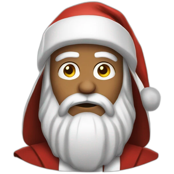 Jedi Santa Claus emoji