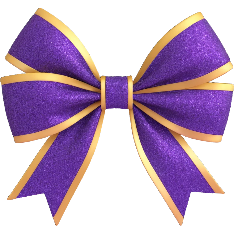 glitter bow emoji