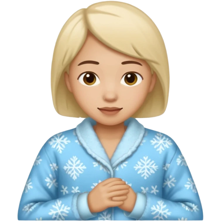 Winter Cozy Pajamas emoji