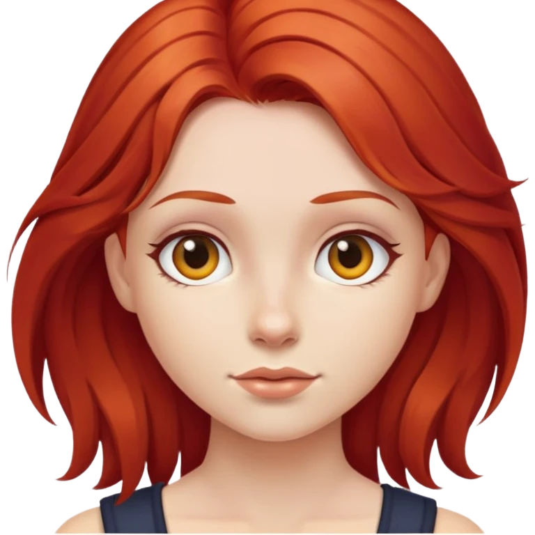 Girl with redhair emoji