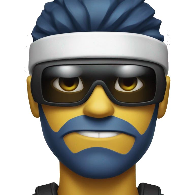 X Men Cyclops Wearing Visor Sunglasses emoji