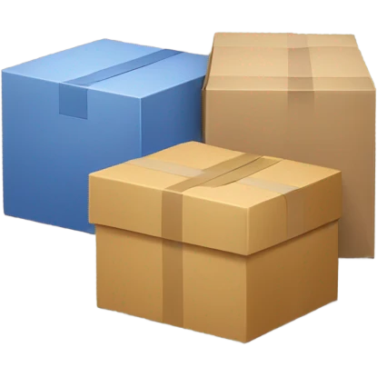 Moving boxes emoji