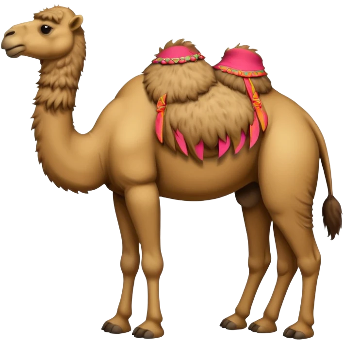 Two-hump with camel emoji