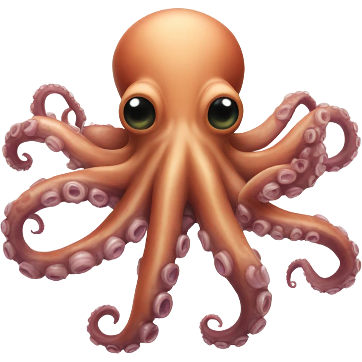 Realistic octopus emoji