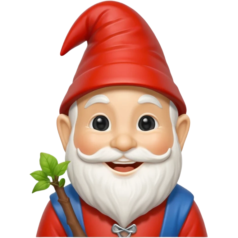 garden ornamental gnome red emoji