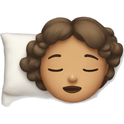 Girl sleeping emoji