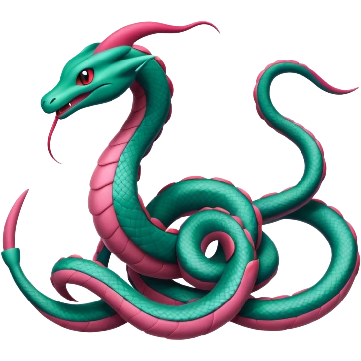 Seviper-Arboks-Milotic-Salazzle-Rayquaza-Pokémon-fusion emoji