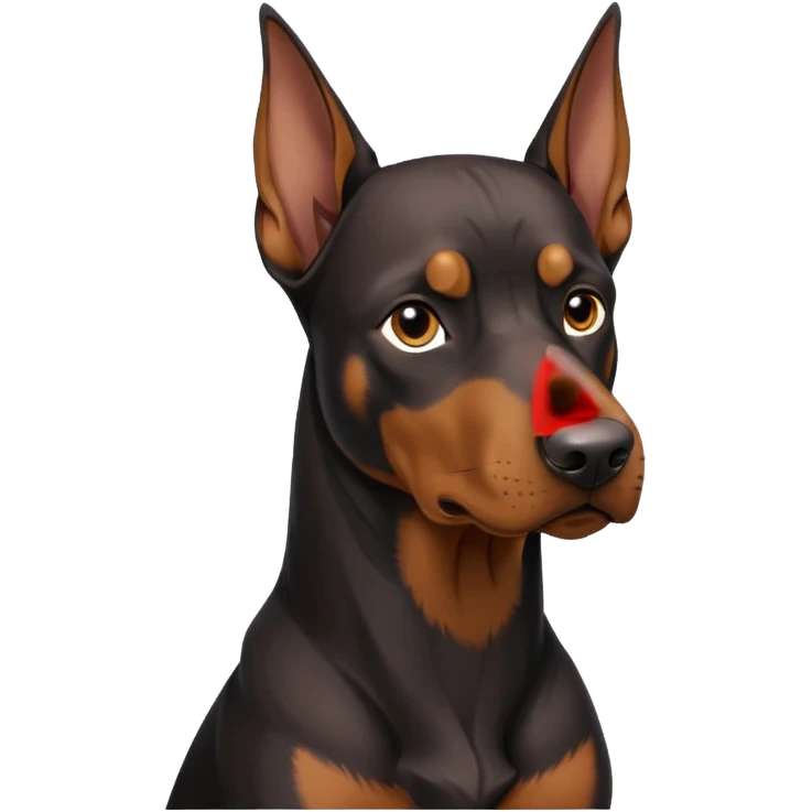 Dobermann hängeohren emoji