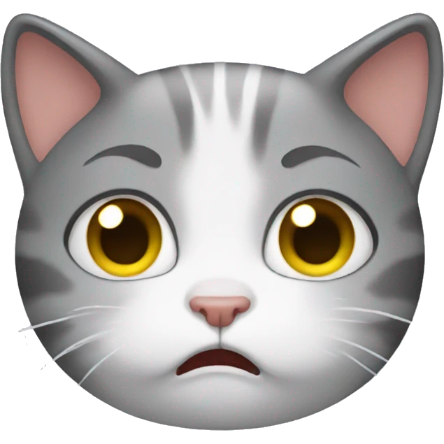 Crying cat  emoji