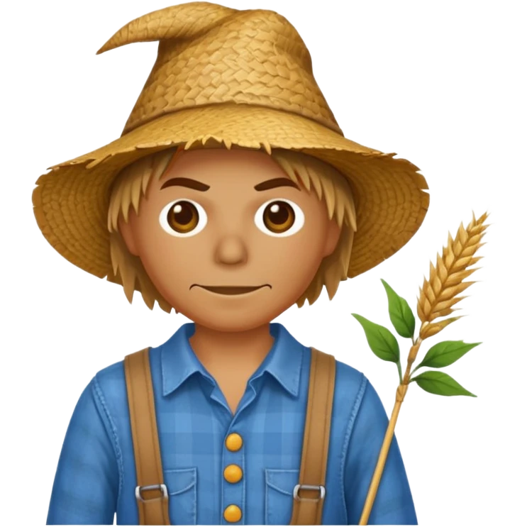 scarecrow blue shirt emoji