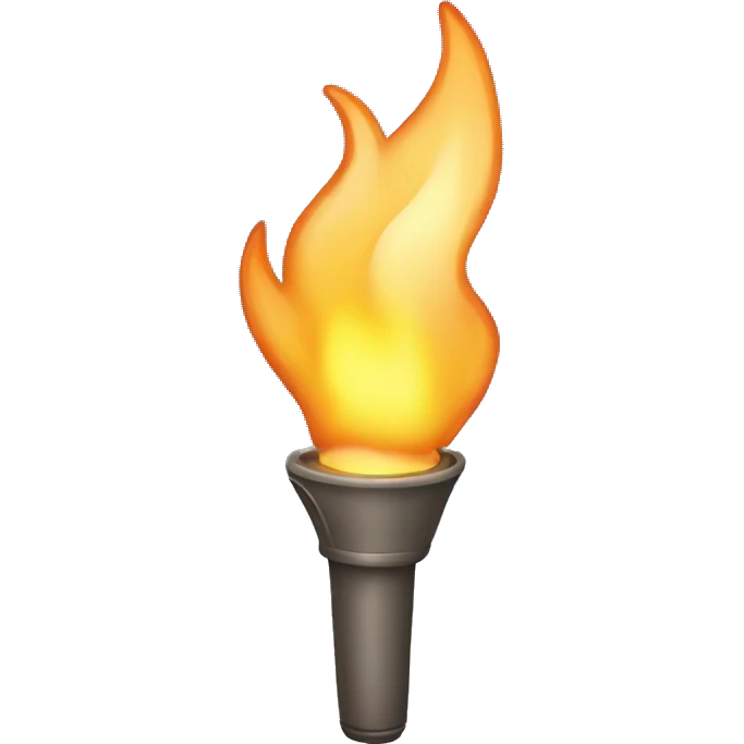 flame torch small emoji emoji