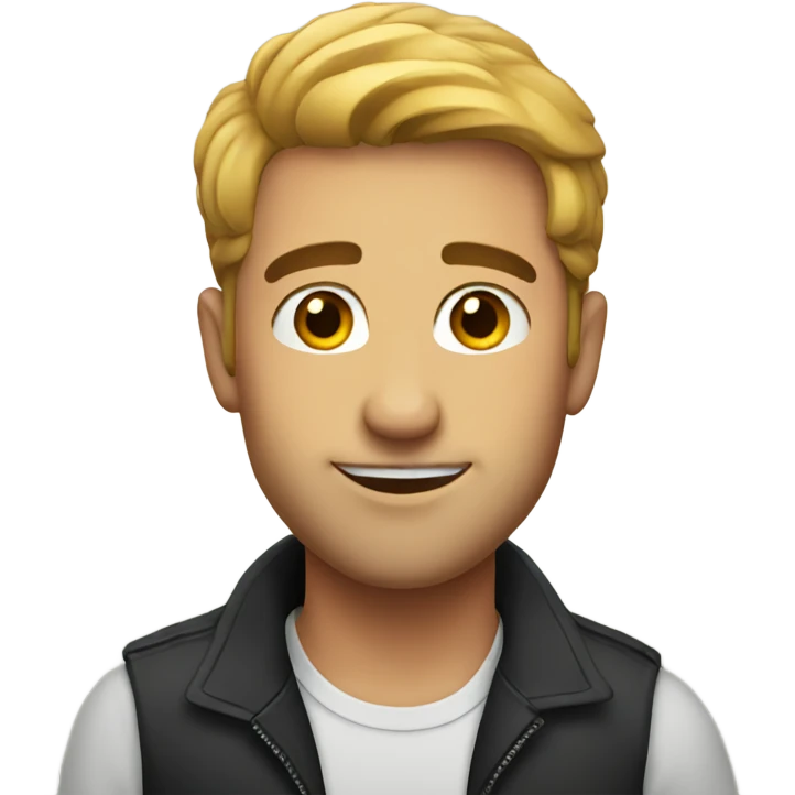 handsome guy emoji