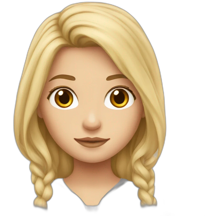 Harry Potter en fille blonde emoji