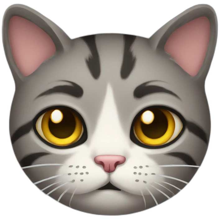 a sad cat emoji