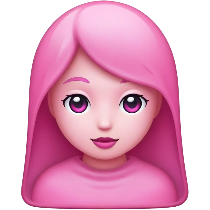 pink visitor emoji