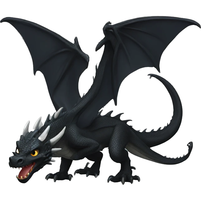 Black dragon emoji